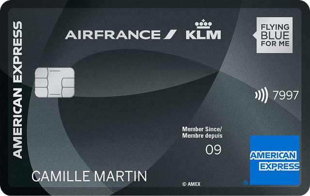 Visuel de la Air France KLM American Express Platinum