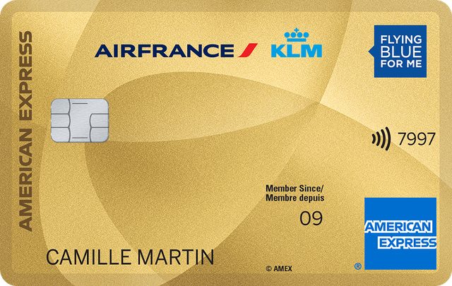 Visuel de la Air France KLM American Express Gold