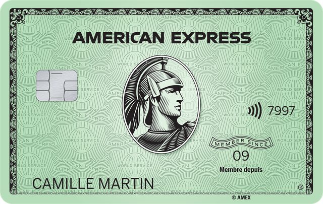 Visuel de la Carte Green American Express