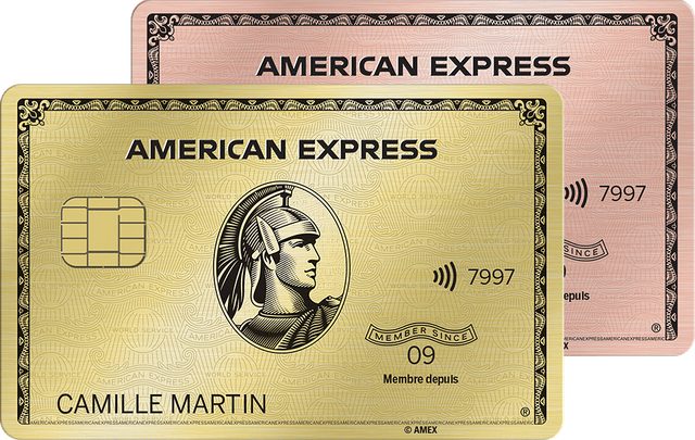 Visuel de la Carte Gold American Express
